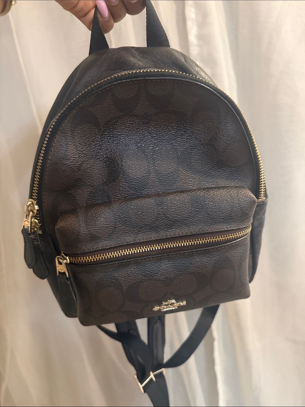 Coach Monogram Backpack - Picture 4 of 7